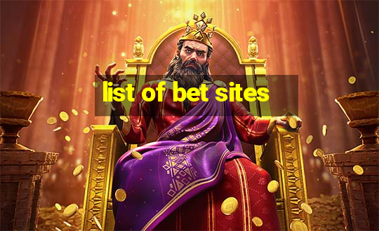 list of bet sites