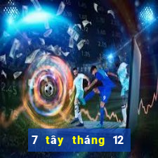 7 tây tháng 12 xổ số miền nam