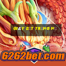 giày bệt trắng nữ