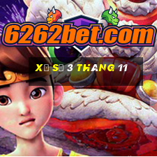 xổ số 3 tháng 11