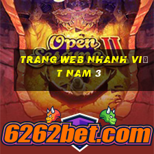 Trang web nhanh Việt nam 3