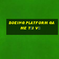 Boeing Platform Game Tải về