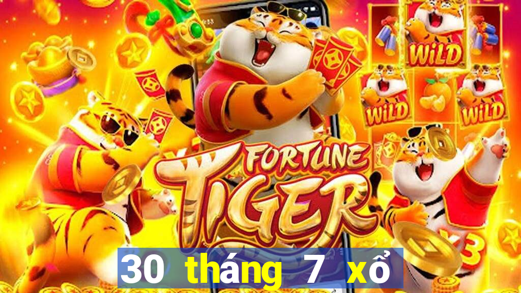 30 tháng 7 xổ số miền nam