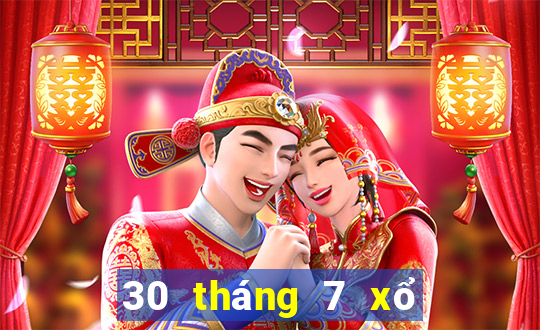 30 tháng 7 xổ số miền nam