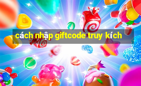 cách nhập giftcode truy kích