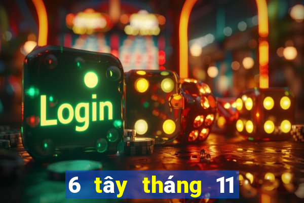 6 tây tháng 11 xổ số miền nam