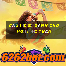 câu lạc bộ dành cho người độc thân