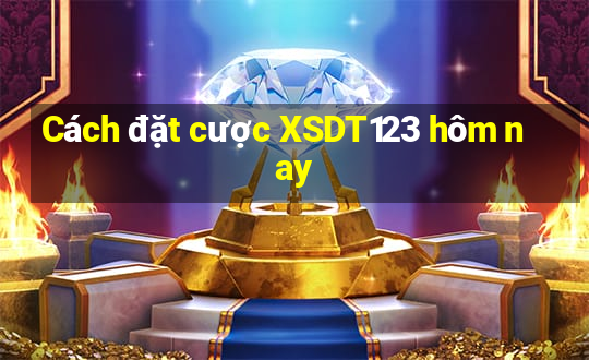 Cách đặt cược XSDT123 hôm nay