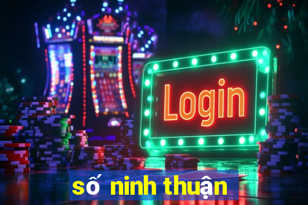 số ninh thuận