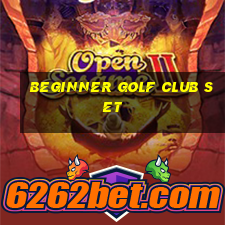 beginner golf club set