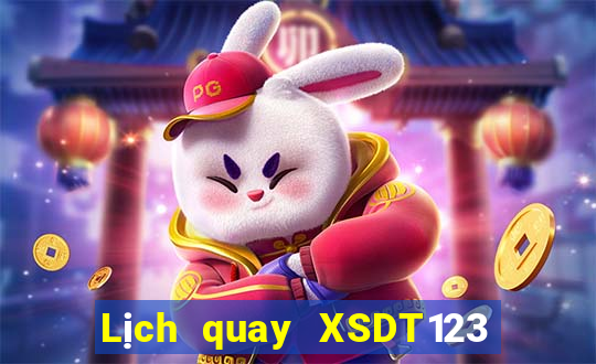 Lịch quay XSDT123 thứ hai