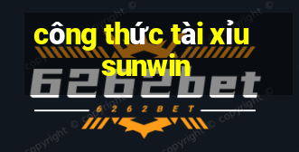 công thức tài xỉu sunwin