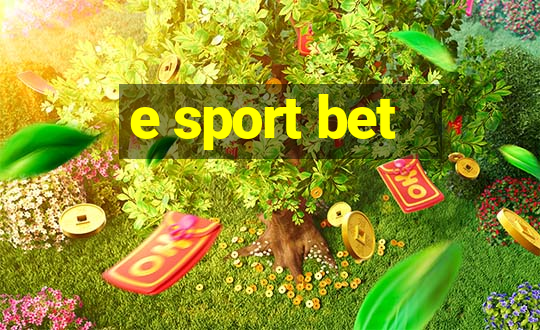 e sport bet