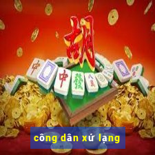 công dân xứ lạng