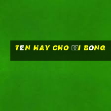 tên hay cho đội bóng