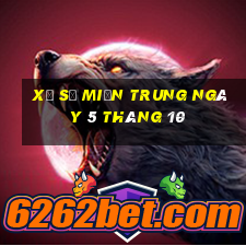 xổ số miền trung ngày 5 tháng 10