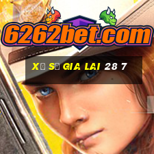 xổ số gia lai 28 7