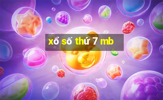 xổ số thứ 7 mb