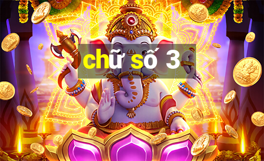 chữ số 3