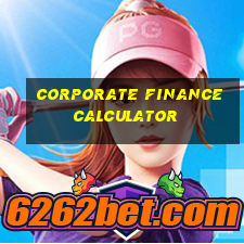 corporate finance calculator