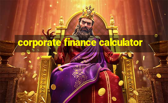 corporate finance calculator