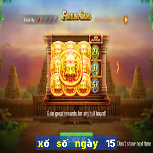 xổ số ngày 15 tháng 04