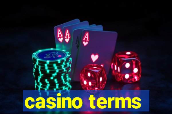 casino terms