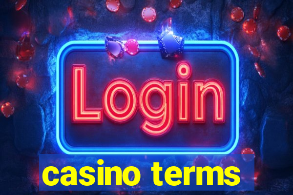 casino terms