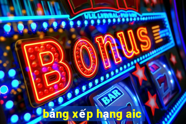 bảng xếp hạng aic