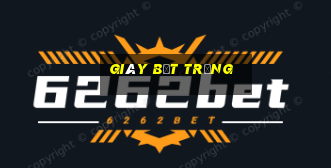 giày bệt trắng