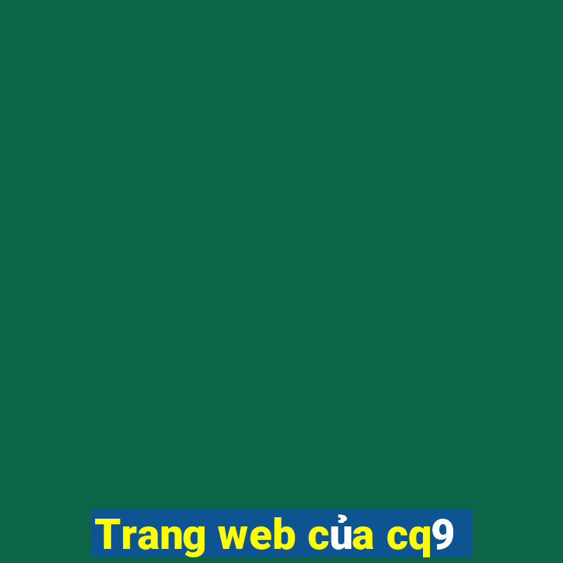 Trang web của cq9