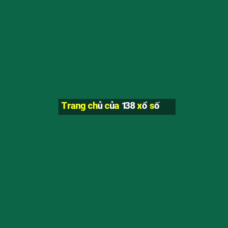 Trang chủ của 138 xổ số