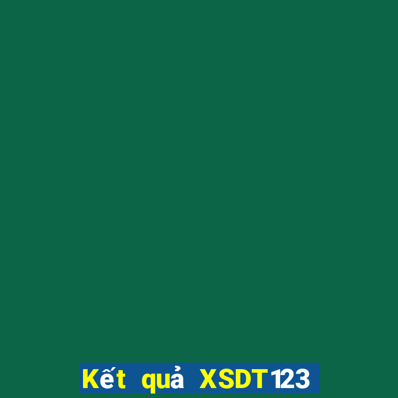 Kết quả XSDT123 Thứ 5