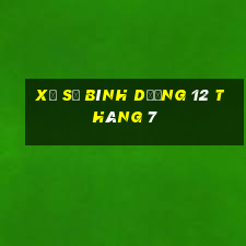 xổ số bình dương 12 tháng 7