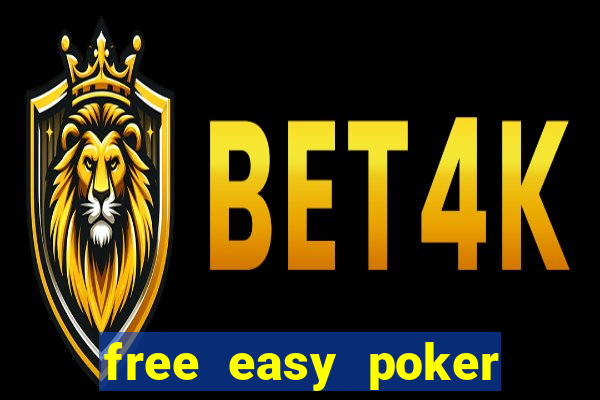 free easy poker games online