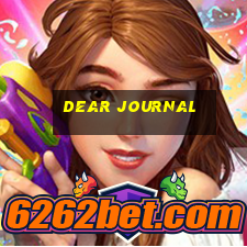 dear journal