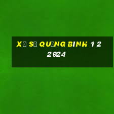 xổ số quảng bình 1 2 2024