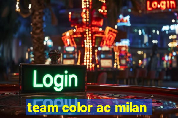 team color ac milan