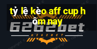 tỷ lệ kèo aff cup hôm nay