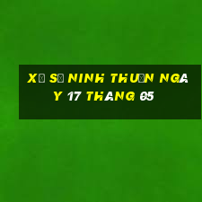 xổ số ninh thuận ngày 17 tháng 05