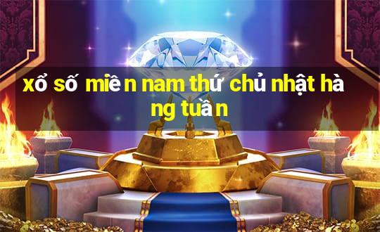 xổ số miền nam thứ chủ nhật hàng tuần