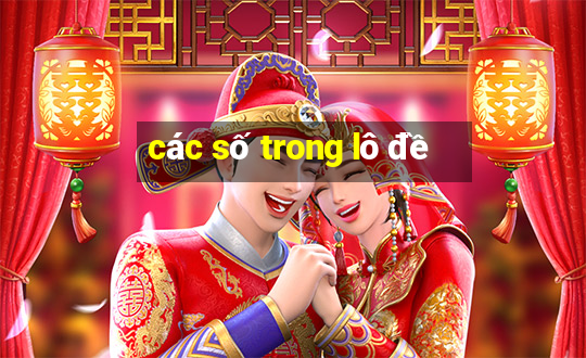 các số trong lô đề