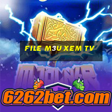 file m3u xem tv