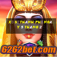 xổ số thành phố ngày 5 tháng 2