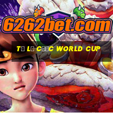 tỷ lệ cược world cup