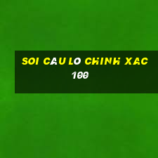 soi câu lô chinh xac 100