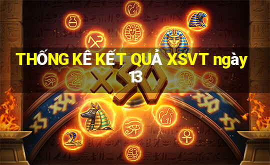 THỐNG KÊ KẾT QUẢ XSVT ngày 13