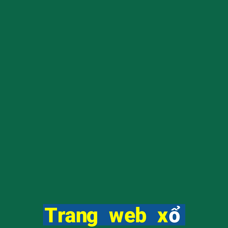 Trang web xổ số trả thưởng