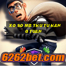 xo so mb thu tu hang tuan