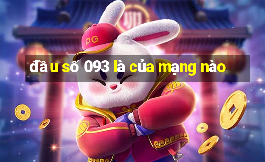 đầu số 093 là của mạng nào